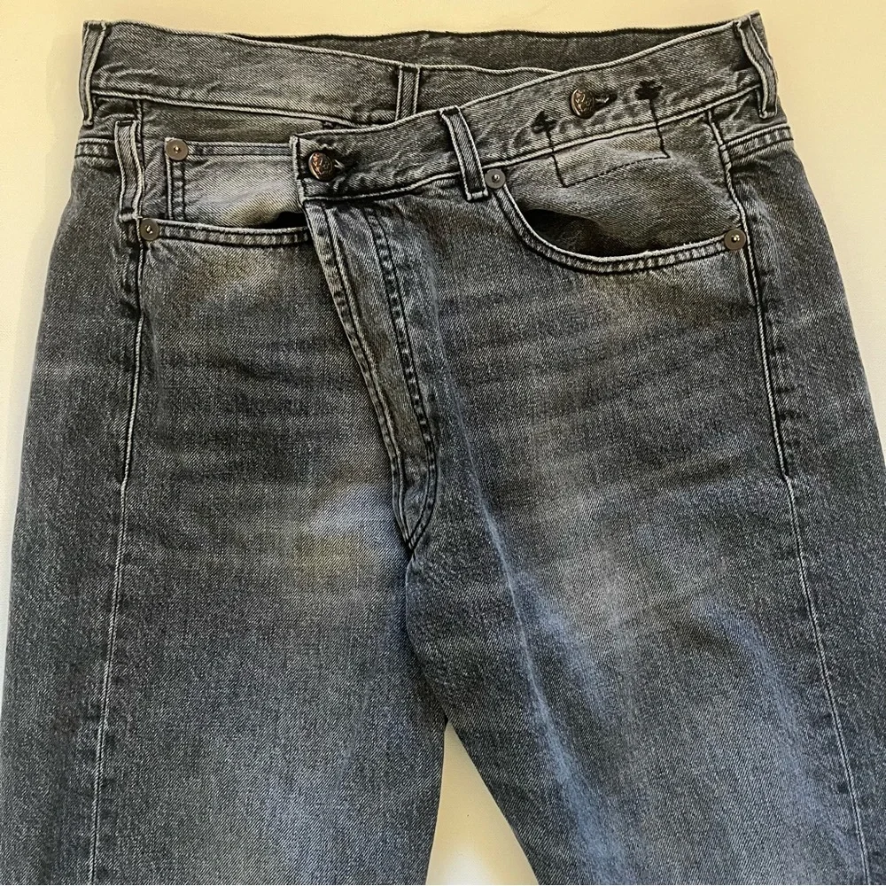 R13 Charcoal Boyfriend Jeans - Picture 9 of 13